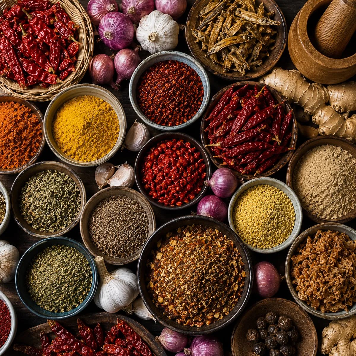 Food, Spices & Drinks